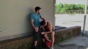 Johnny Rapid Gargle-Job'ed By Dalton Riley After Working Out