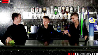 Explosive Threesome Sky James and His Two Young Hotties, Jacob Daniels and Corey Conor