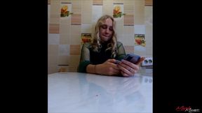 Girl Reads Harry Potter While Sitting on Vibrator