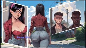 my new girlfriend [ taboo hentai game ] ep.22 gf walking around in public like a pet !