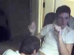 Swallow twink friend's cum