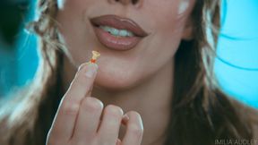 Snack-Sized Man Versus A Voreacious Giantess - Ft Imilia Audley