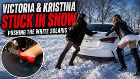 Vika Kristina Hard Stuck in Snow Full Video 44 Min