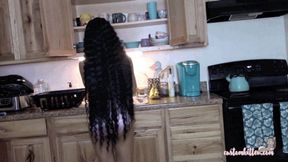 Ebony Milf Dishwashing-Monica Jade MP4