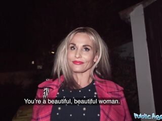 Public Agent I screw my GF's Hawt Mamma who has great large tits