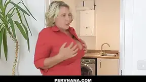 Plump Gilf Fucks Her Husbands Stepbrother