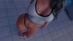 cucking her stepson - away from home #35 animated sex game