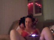 Girl takes off her minidress and then tease with her bra and panties and shows off her feet