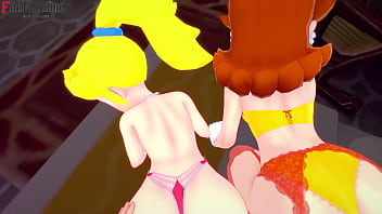 Peach vs Daisy and the winner is.... | Threesome competition | Premium