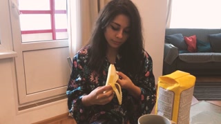 neighbor came to have sex in the kitchen. watch until the finish