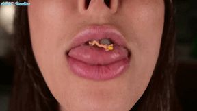 Goblin Goddess ASMR Vore TEASE! Sucks on tiny woman! - MP4