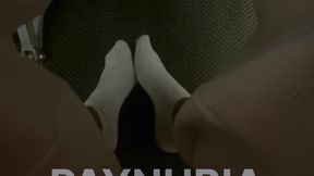 Slow Teasing Foot Play public (NO SOUND) – Soft Soles & Gentle Control (2 Min Clip)