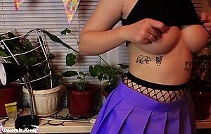 Unicorninhoody, girl deepthroat play pussy sex toys and rough sex, creampie