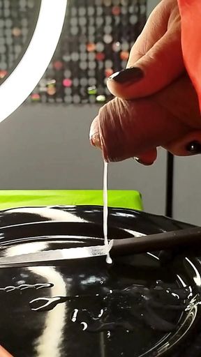 Jerking and shooting a big load for you to have a creamy dinner.