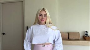 College babe offers to fuck in exchange for a tour of my house