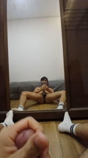 Naughty boy in White socks