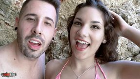 kevin at the beach, fucks deborah teen a young south american with an exceptional body