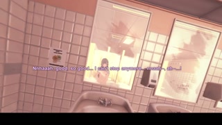 3D/Anime/Hentai, Bunny Senpai: Adult Mai Sakurajima Fingers Herself In the Public Bathroom (POV)