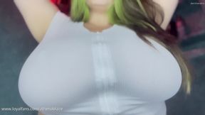Teasing Nipple Play w/ Ice & Oil