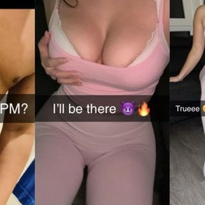 Gym Instructor Stretches Out Wife and Makes Her Cheat on Her Husband On Snapchat