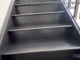 Interview and rough fuck BBW boss