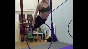 And '_superwoman'_ on the aerial hoop from that time faeriewillow came to class with me :)