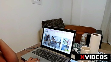 I DISCOVERED HER JUCKING WITH X VIDEOS AND MADE ME FUCK HER ASS ALL NIGHT, ASKED ME TO FINISH INSIDE HER