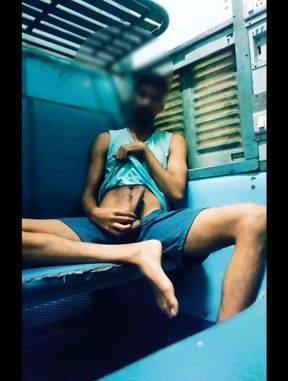 Teen Gay Fun in Train