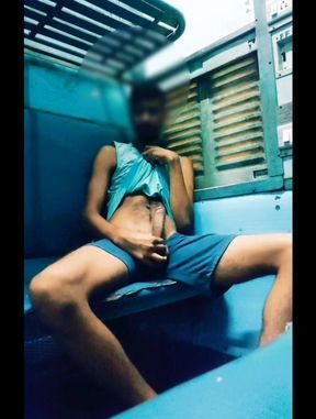 Teen Gay Fun in Train