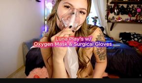 Watch me pleasure myself with my white surgical gloves & oxygen mask.😷🥵🔥🧤💦