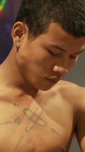Raw Asian 4some in the Night Club