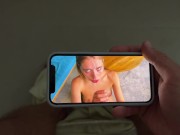 Pissing on pretty slut after rimming