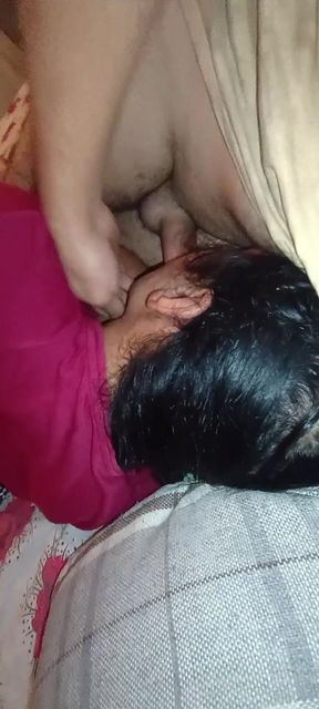 My Stepsister Sucks My Cock, Fucks Her in the Throat and I Cum in Her Mouth and She Swallows My Cum.