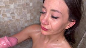 pissing on face with petite nasty nat