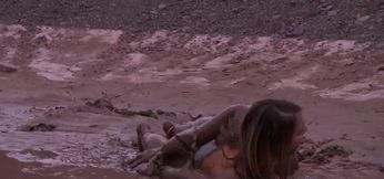 Gal humilated in the mud two