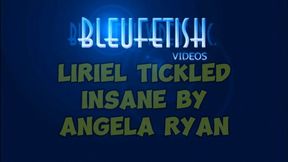 PT 1 Liriel Tickled Insane By Angela Ryan - This red headed fetish model tickles another helpless girl on her feet, armpits and her ribs! 1080P