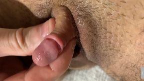 Ftm masturbating his dick