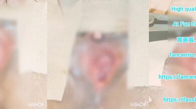 I kept the clitoris sucked for about 20 minutes, tied it up, and played with electric massager and electric current.