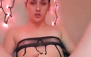 Hottie tries out new toy