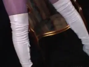 Japanese AV model plays with a dildo in her pink pussy