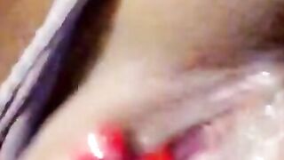 Having Fun inside my Voluptuous Fat Soak Vagina