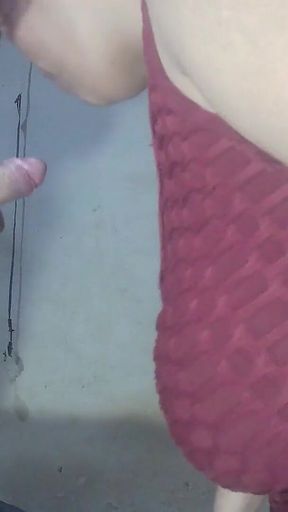 Lizeth's Cum Swallow - Gags on Mouthful of Hot Cum
