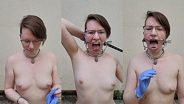 Dental gags and rubber gloves, would you like to give my mouth a more thorough inspection? ???