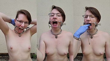Dental gags and rubber gloves, would you like to give my mouth a more thorough inspection? ???