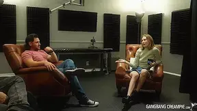 GangBang Creampie 353 Interview with Claire Room, Scene #01