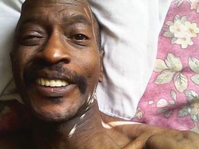 Dan M Black Male Bottom Ass Laying Across The Bed 1