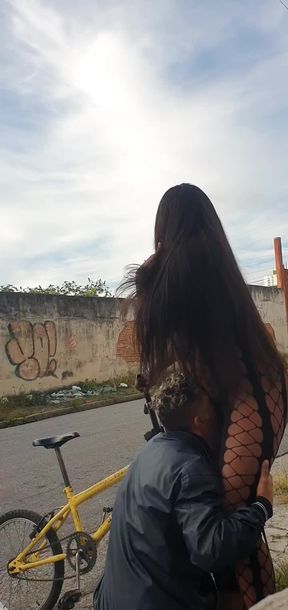 Renata Famosinha: blowjob outdoor