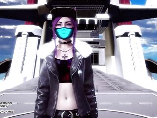 [MMD] CLC - Helicopter Ahri Akali Kaisa Seraphine Sexy Kpop Dance League of Legends KDA