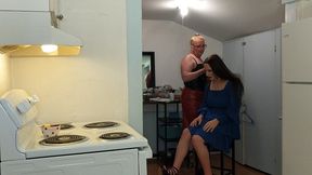 guy transformed into woman for girls night out