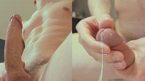 Playing with my cock until I cum